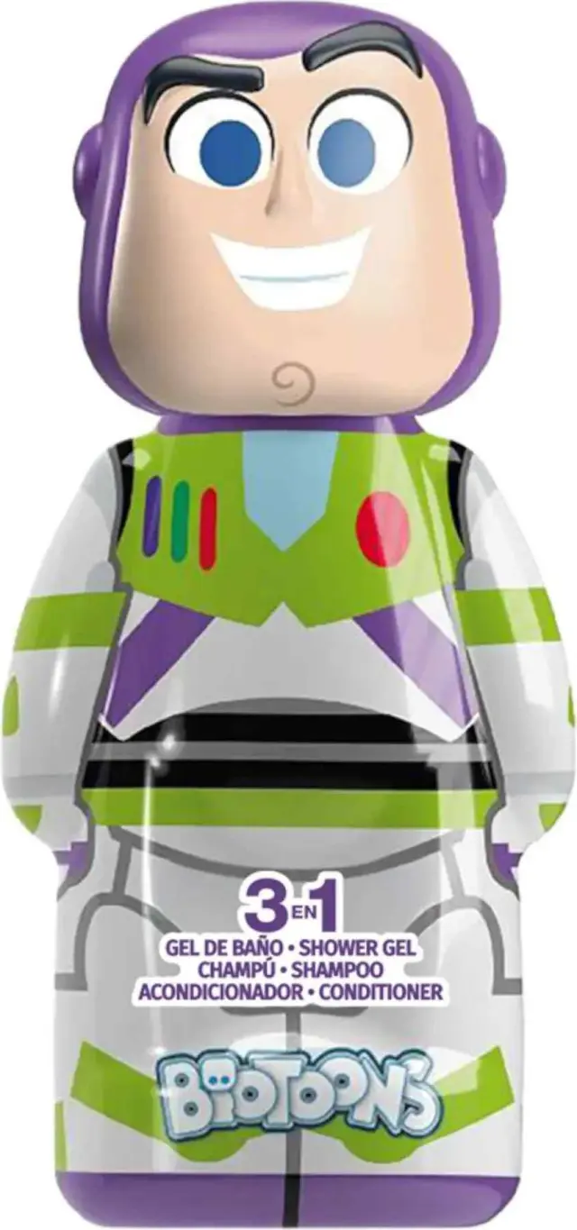 Disney Toy Story Buzz Lightyear 3 in 1 Bubble Bath & Shampoo Φιγούρα Αφρόλουτρο & Σαμπουάν 300ml