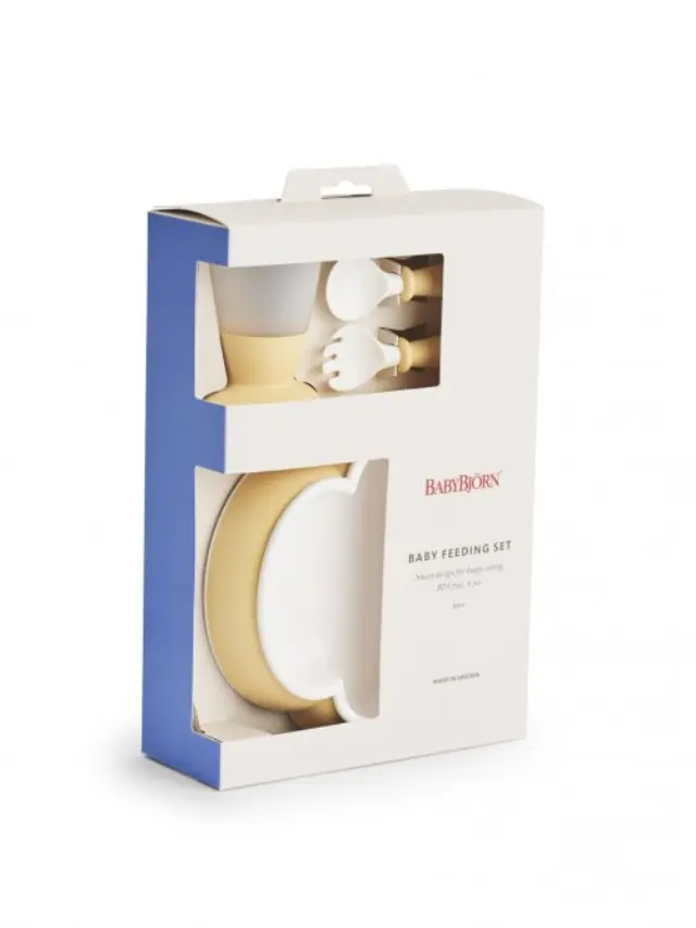 BabyBjorn Baby Feeding Set - Powder Yellow 7317680781666