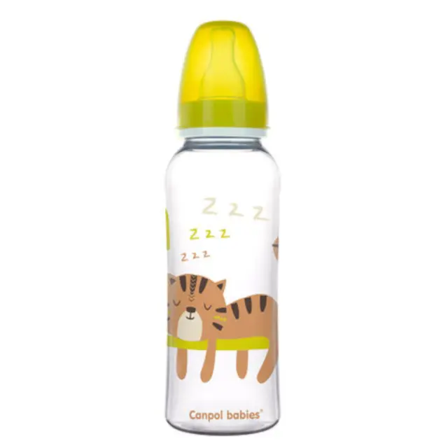 Στενό Μπουκάλι 250ml +12m PP Africa Canpol Yellow 59/200