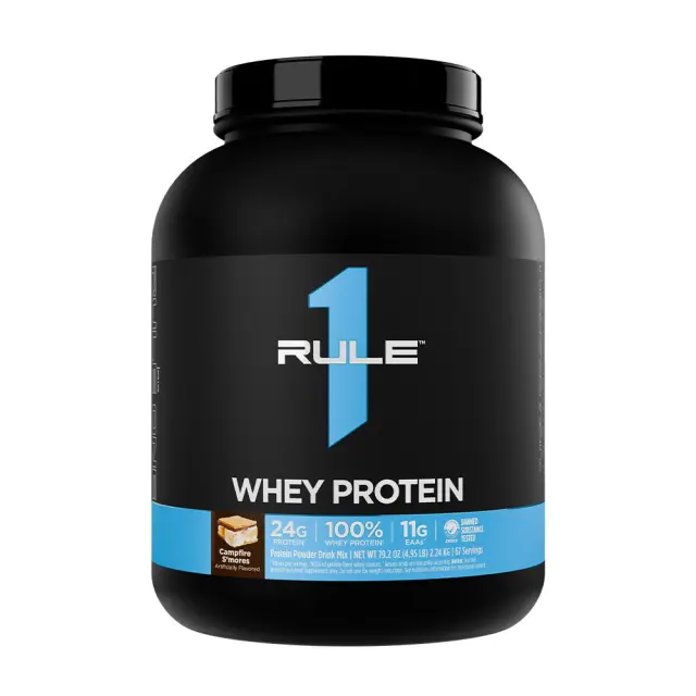 Rule1 Whey Protein Campfire Smores, 5 lbs