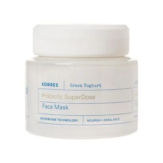 Korres | Greek Yoghurt Super Dose Μάσκα Προσώπου Υπερ-Ενισχυμένη σε Προβιοτικά για Ενυδάτωση & Θρέψη | 100ml