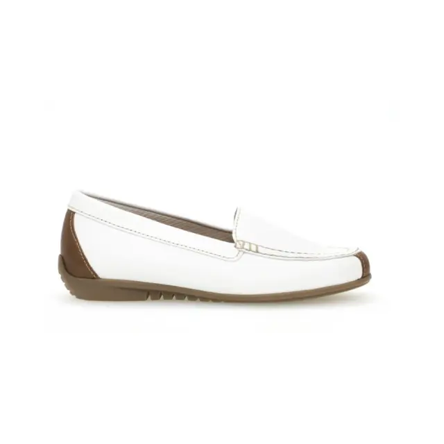 Gabor Μοκασίνια-Loafers Γυναικείο δέρμα Άσπρο GAB/44260 21-WEISS