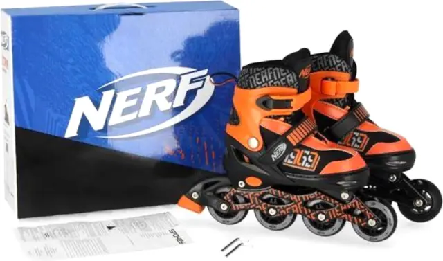 Πατίνια Roller Skates Αυξομειούμενα InLine Nerf Strive Spokey Orange 5905339413413 - 38-42 3
