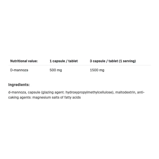 ALLNUTRITION D-mannose 2