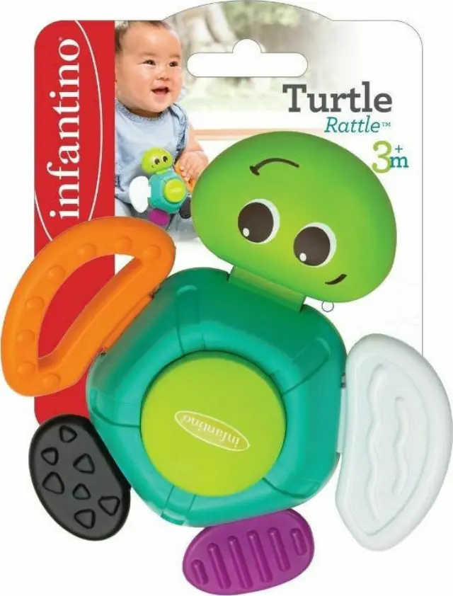 INFANTINO TURTLE RATTLE 2