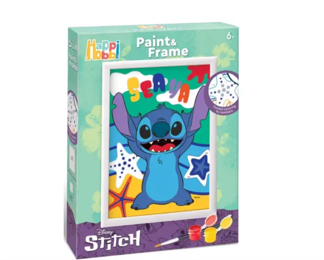 Paint & Frame Ζωγραφίζω Με Αριθμούς Stitch / 41035 (HappiHobbi)