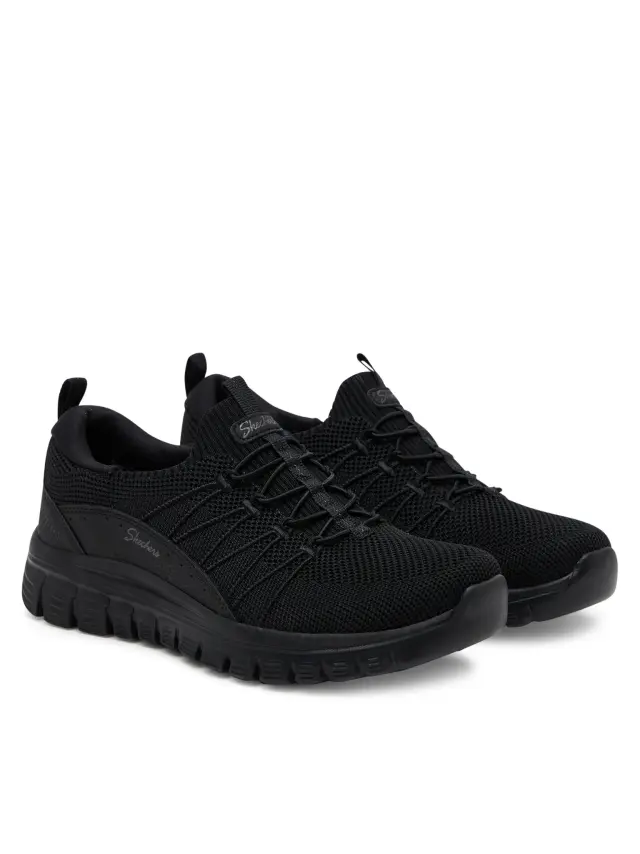 Graceful - Picture Perfect 100702/BBK Skechers Γυναικεία Slip-On Μαύρα Αθλητικά - 37.5 2