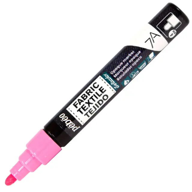 Pebeo Μαρκαδόρος Υφάσματος Καλυπτικός Μύτη 4mm - 05 Pink