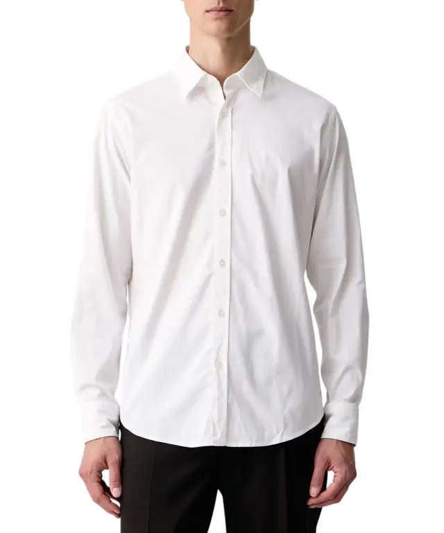 Hugo Boss - Ανδρικό Μακρυμάνικο Πουκάμισο Regular Fit Relegant 6M 50569606-100 Λευκό