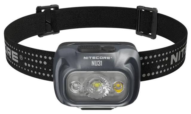 Nitecore NU31 – Φακός Κεφαλής LED Επαναφορτιζόμενος 550lm - Γκρι