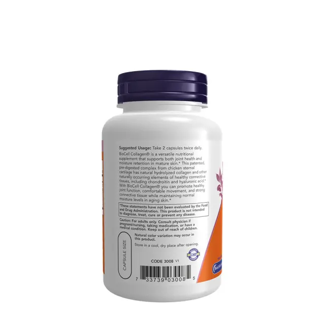 Now Foods BioCell Collagen Hydrolyzed Type II 3