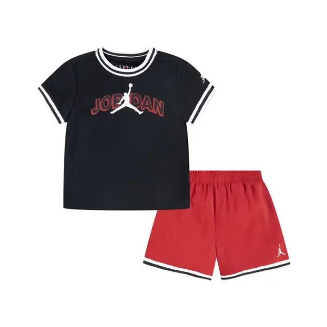 Jordan Matching Taping ΠΑΙΔΙΚΟ ΣΕΤ (85D967-R78) - Κόκκινο - 5-6 ετών