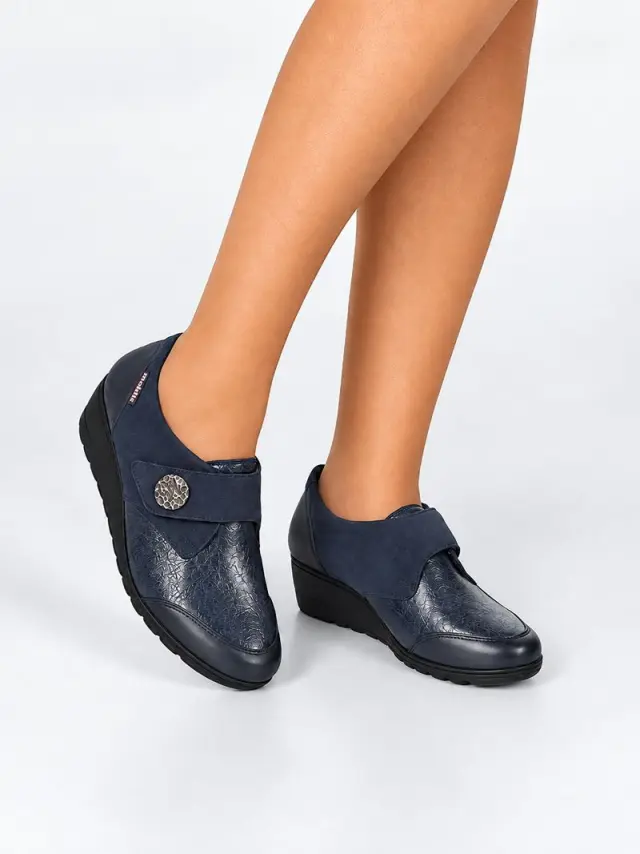 Mephisto Μοκασίνια-Loafers Γυναικείο δέρμα/δέρμα Nubuck Μπλέ MEP/BRANDA NAVY 2