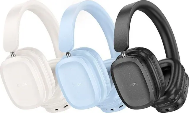 Hoco Ασύρματα Over Ear Ακουστικά Μαύρο W51 3