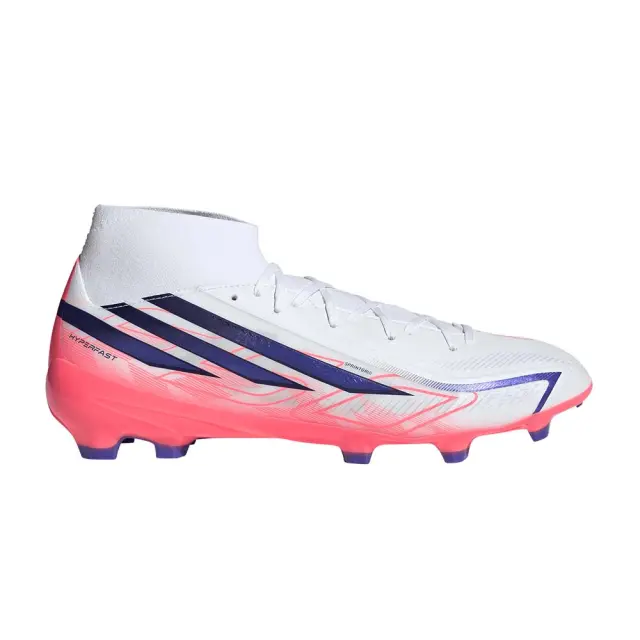 adidas Performance Men's F50 Hyperfast League Mid FG/MG Άσπρο - Μπλε IH7090 (adidas Performance)