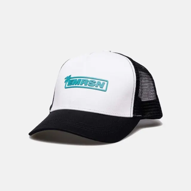 Emerson Unisex Trucker Hat (231.EU01.02-Black-White) - Λευκό-Μαύρο - One Size