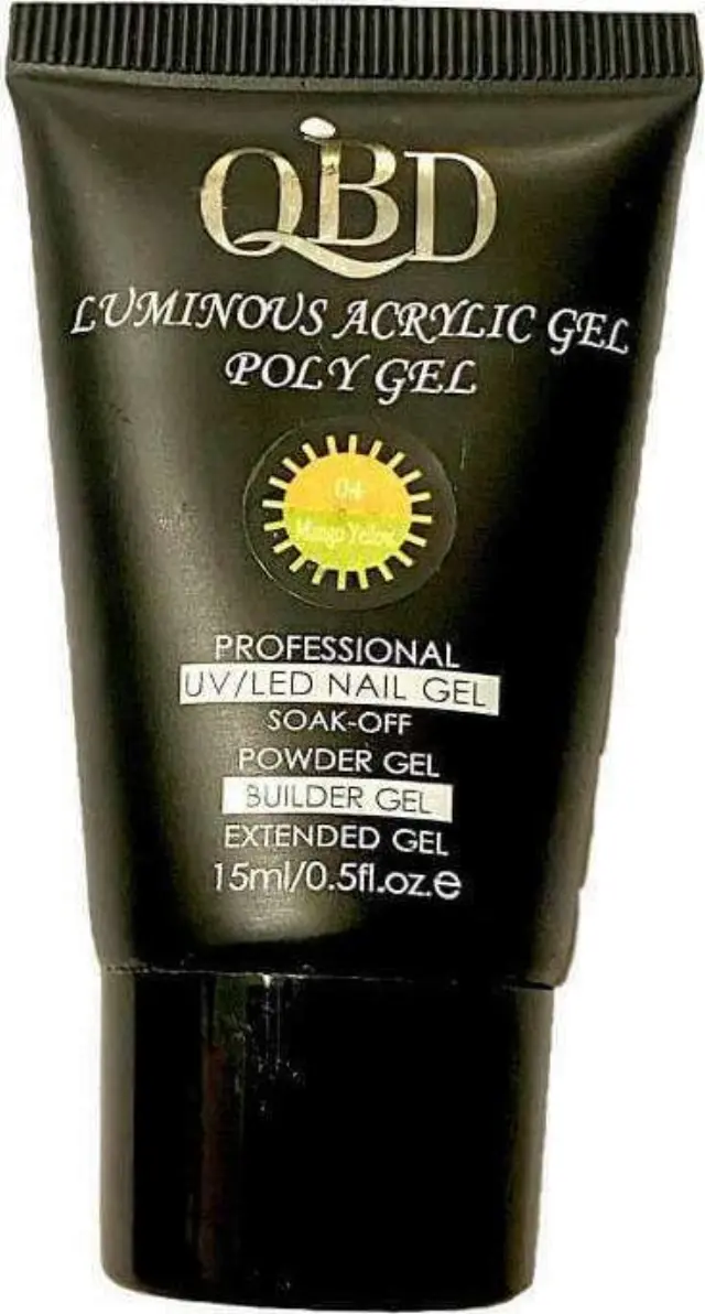 QBD Acrygel Uv/Led luminous Poly gel change color 15ml 004