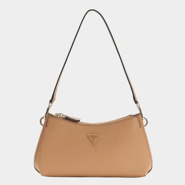 Guess - Γυναικεία Τσάντα Ώμου Noelle II Mini HWZG9672730-BEI Μπεζ