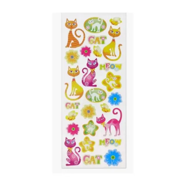 Fun Stickers Αυτοκόλλητα Floral Cats 815