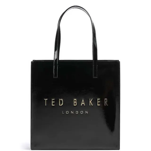 Γυναικεία Τσάντα Ώμου Ted Baker Crinkon 281641 Μαύρη Λουστρίν Μαύρο - One Size