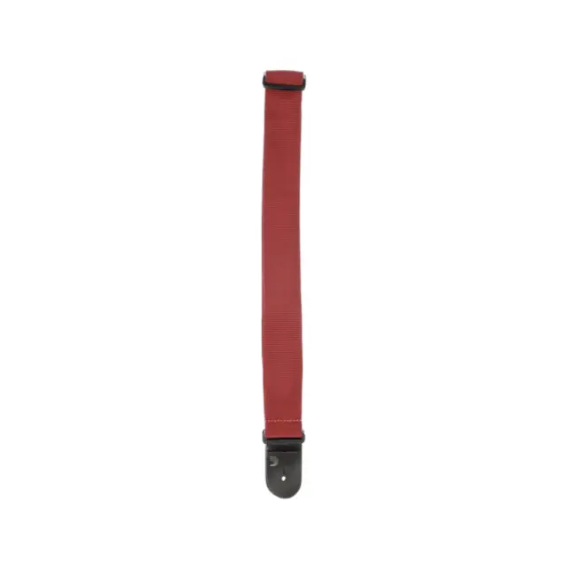 PWS101 D Addario Polypropylene Guitar Strap, Red 2