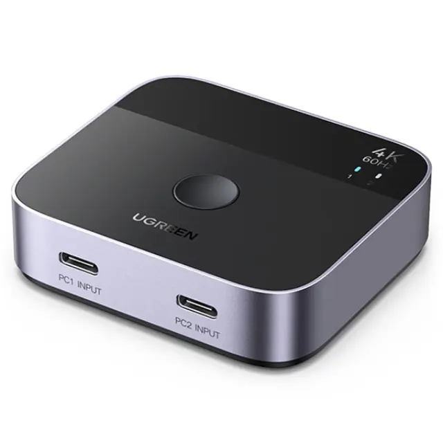 Ugreen Διακόπτης / Διακόπτης 2x USB-C σε HDMI AW502 2-σε-1 4K 60Hz (55451) (UGR55451)