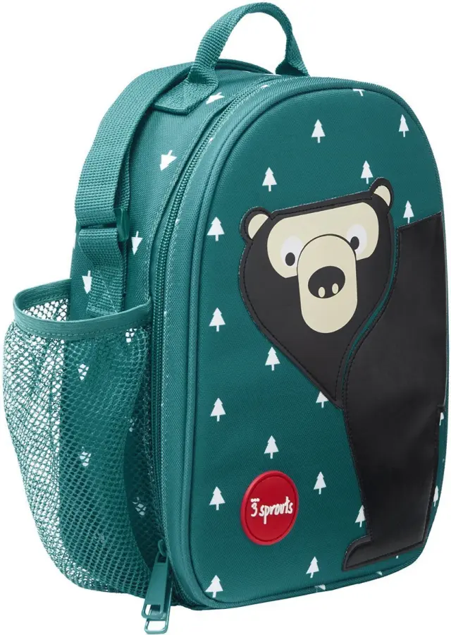3 Sprouts Ισοθερμικό Τσαντάκι Φαγητού Bear Teal - 0812895000801 - 0907-ILUBEA 2