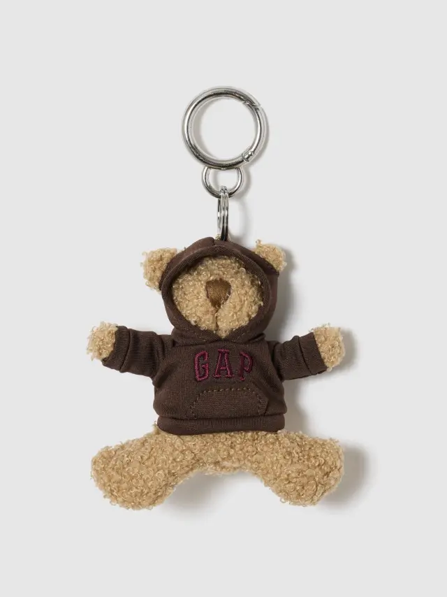 Brannan Bear Hoodie Bag Charm Terra brown - ONESIZE