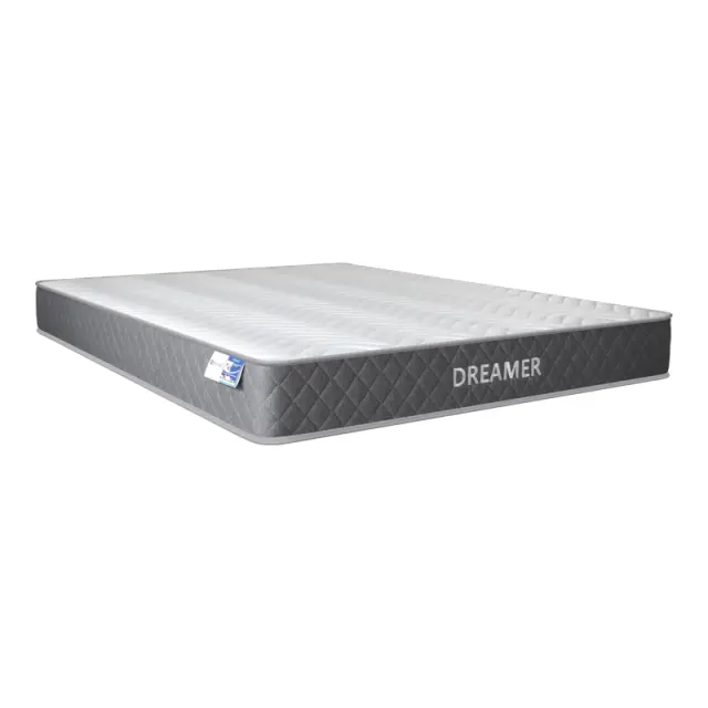 Κρεβάτι με στρώμα Mago-Dreamer pakoworld ύφασμα ανθρακί 150x200εκ 3
