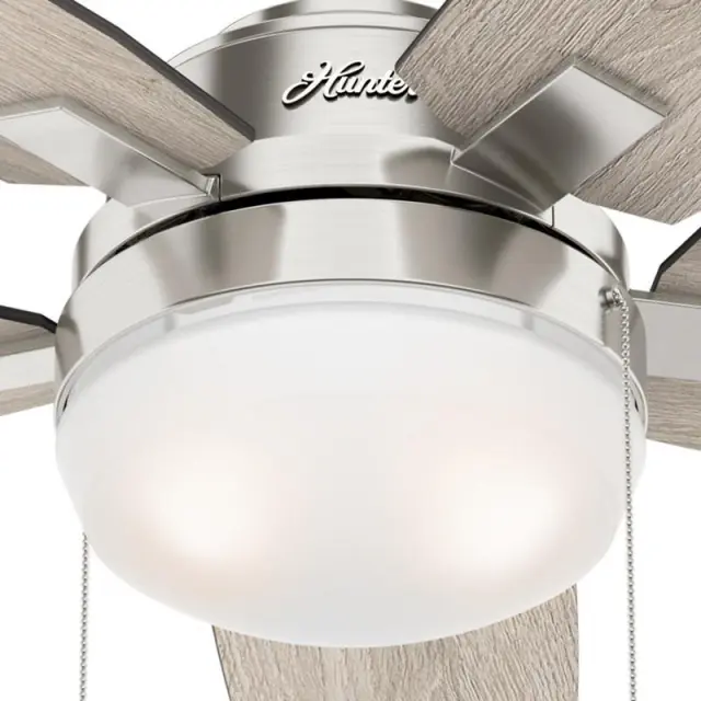 Hunter Arcot 117 Brushed Nickel - Ανεμιστήρας Οροφής με Φωτιστικό 3