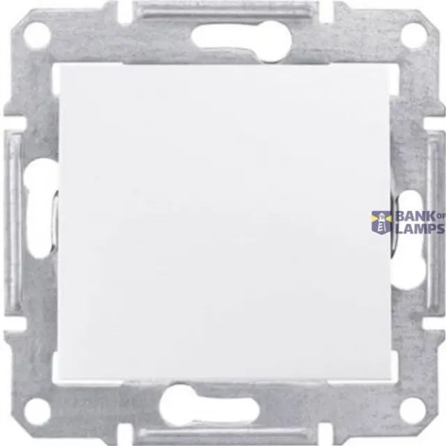 Sedna - intermediate switch - 10AX without frame white
