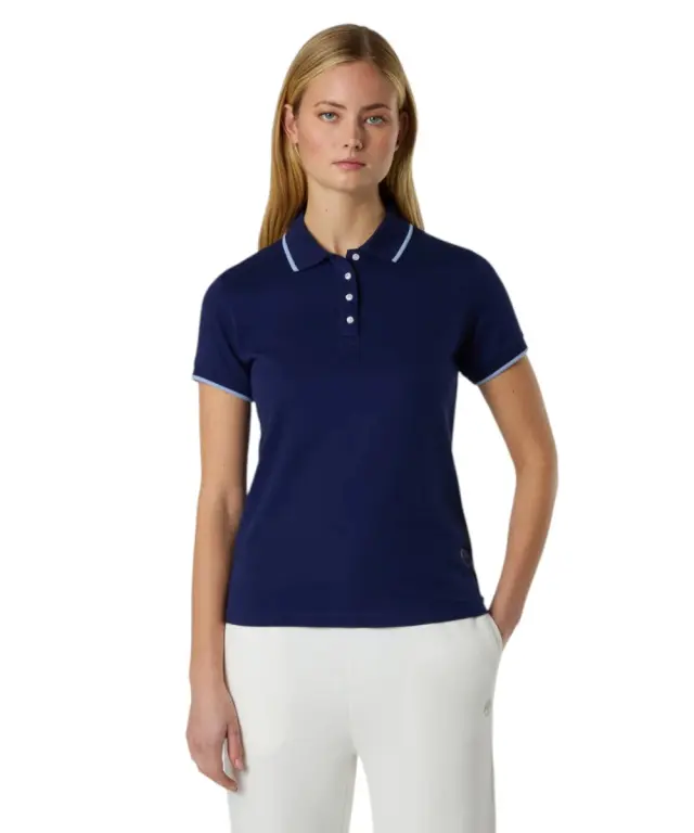 North Sails- Γυναικεία Κοντομάνικη Μπλούζα Polo Modal jersey 092308-000-0805 Μπλε