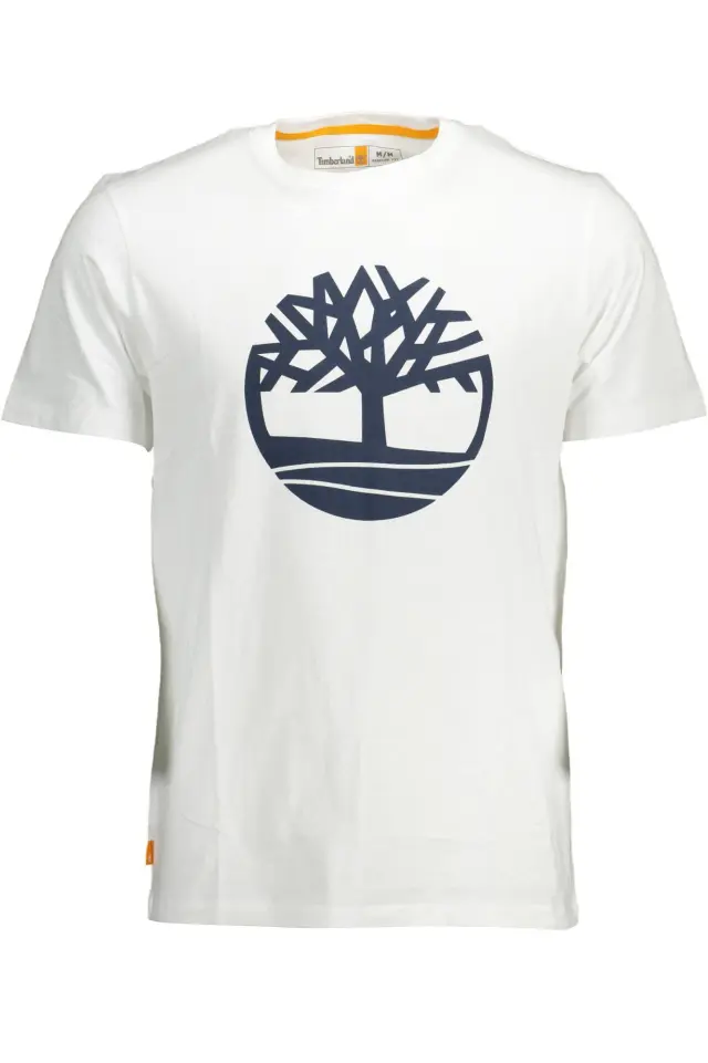 Timberland - Ανδρικό T-shirt με Λογότυπο TB0A2BRN-100 Λευκό - L