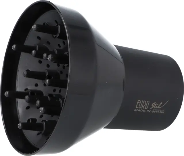 Eurostil Diffuser Universal Φυσούνα για Πιστολάκια Μαλλιών Μαύρη