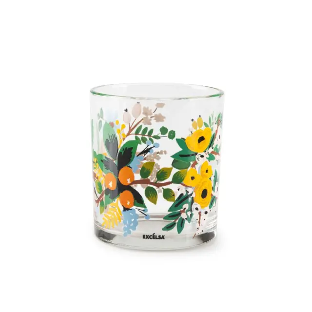 Excelsa Σετ (3τμχ) γυάλινα ποτήρια 250ml: Fiori Frida 2