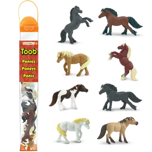 Safari Ltd Μινιατούρες Ponies TOOB Πόνυ (3+ ετών) 681104