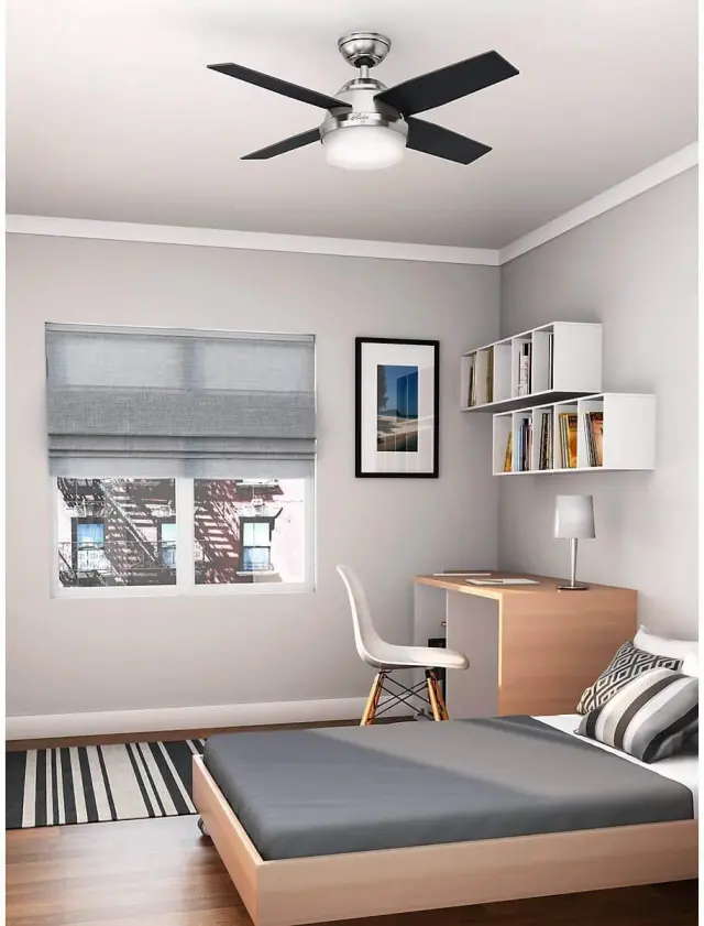 Hunter Dante 112 Brushed Nickel - Ανεμιστήρας Οροφής με Φωτιστικό 3