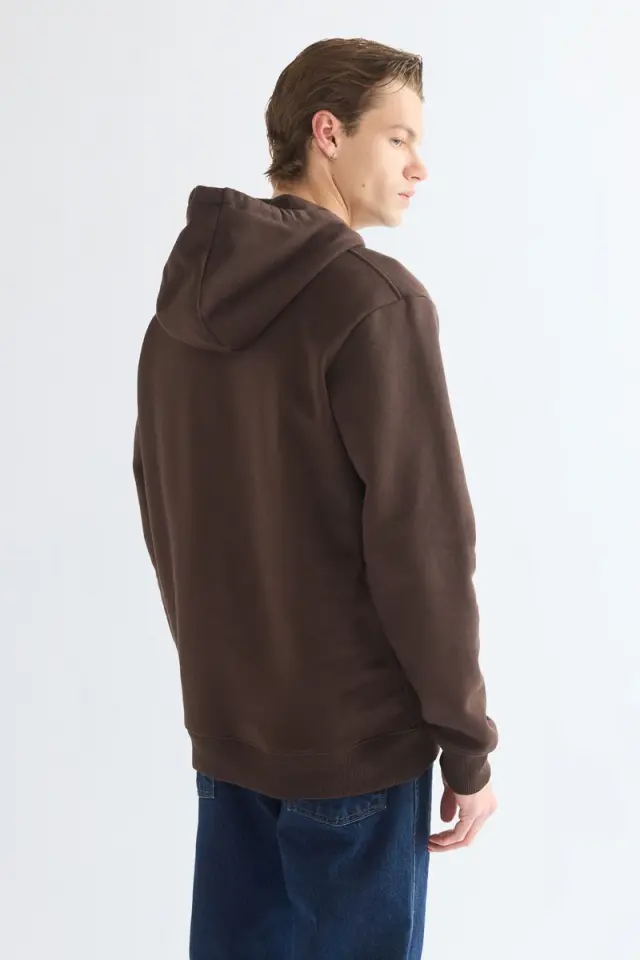 Wrangler Ανδρικό SIGN OFF Φούτερ με Κουκούλα 112387038 - Chocolate Torte - XXL 2