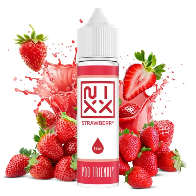 Strawberry 15ml (60ml) - NIXX Flavorshots