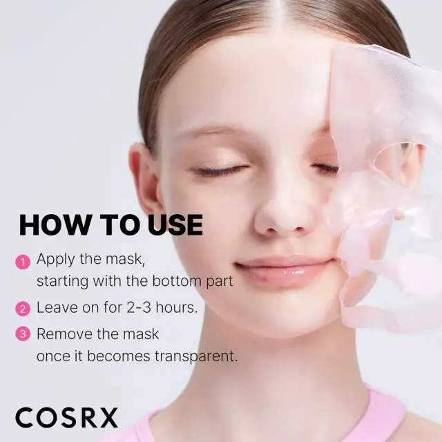 Cosrx Peptide Collagen Glow Hydrogel Mask – Μάσκα Προσώπου για Σύσφιξη, Ανόρθωση & Λάμψη 34g 2