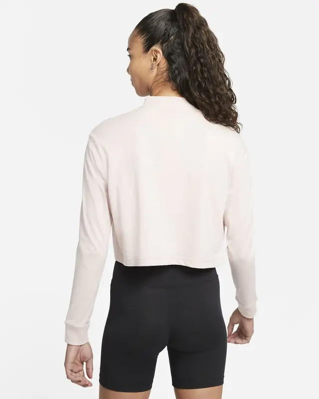Nike Sportswear Μακρυμάνικη Γυναικεία Μπλούζα DM2792-601 Ροζ - M 3