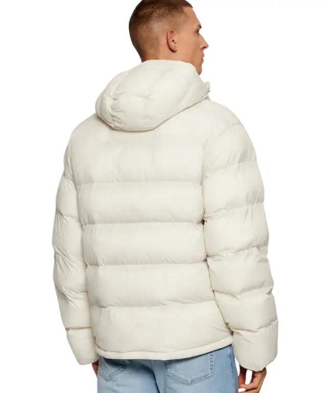 Calvin Klein - Ανδρικό Χειμωνιάτικο Μπουφάν Regular Fit LV04RD528G-67U Εκρού 2