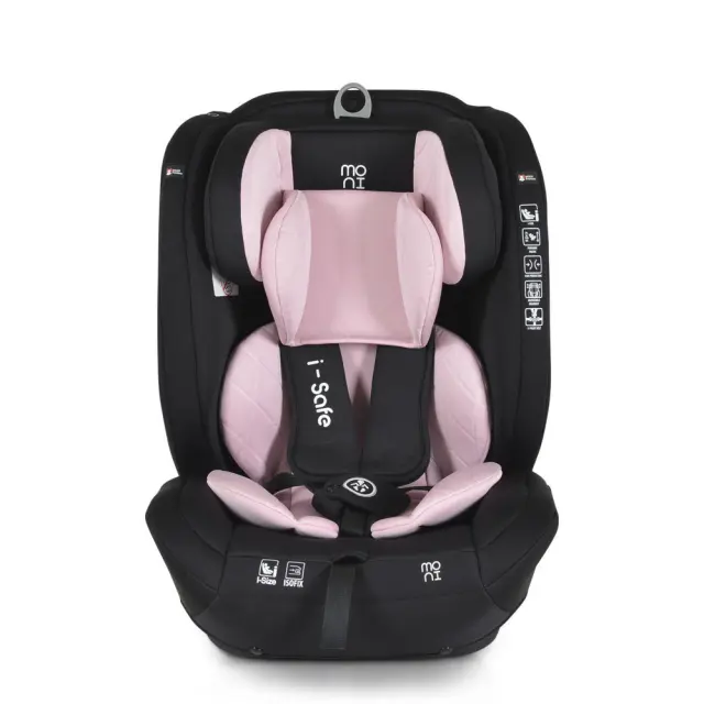 Moni Isafe Καθισματάκι Αυτοκινήτου i-Size με Isofix Pink 9-36 kg 3801005151578 2