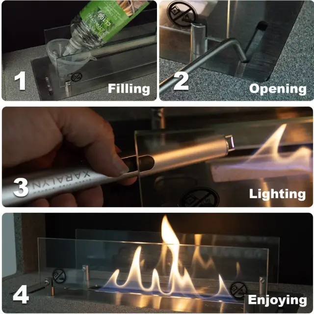 Xaralyn Burner XL INOX Καυστήρας Βιοαιθανόλης 3