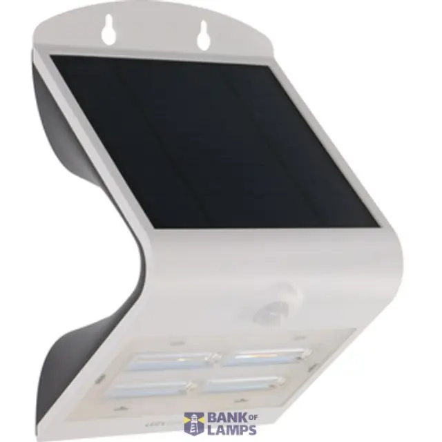 Outdoor Solar Light - floodlight - Tokyo 3.2W 400lm 3000K IP65 - Sensor - White