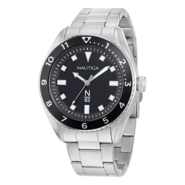 Nautica N38 Finn World, Men's Watch, Silver Stainless Steel Bracelet NAPFWF406