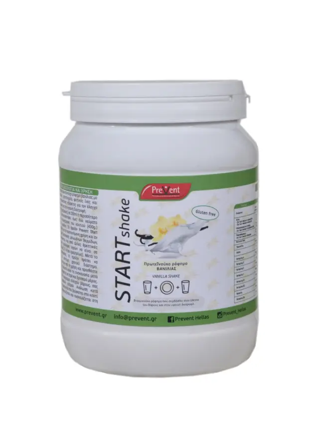PreVent | Start Shake | Υποκατάστατο Γεύματος με Γεύση Βανίλια | 430gr