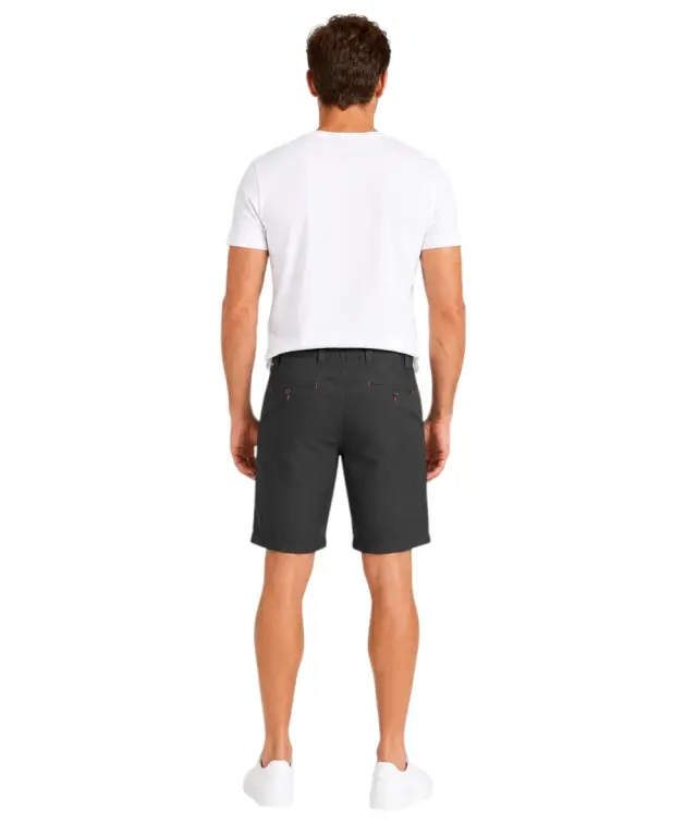 Norway Nautical School - Ανδρική Βερμούδα Chino 838520-BLACK Μαύρο 2