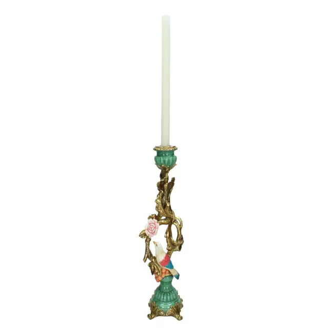 Κηροπήγιο Πολύχρωμο Polyresin 11x9.5x34.8cm 3