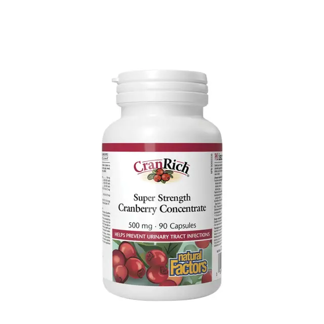 Natural Factors Super Strength Cranberry Concentrate 500 mg